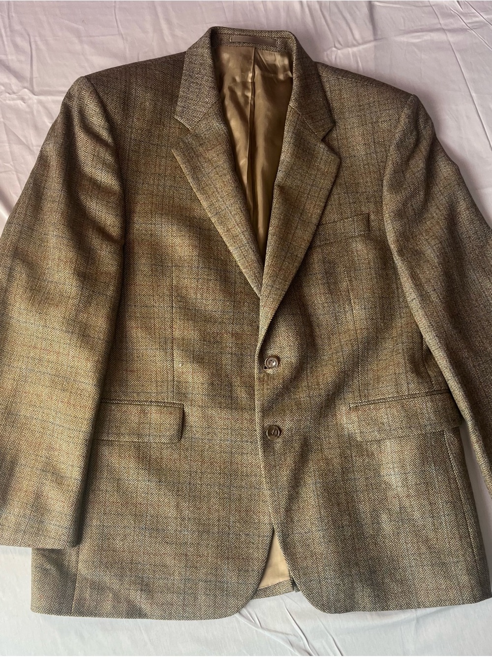 Alexandre London Dress Shirt in Navy and Light Brown Gray